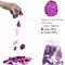 Artificial Silk Rose Petals 300pcs Reusable Fake Purple Flower Petals for Wedding